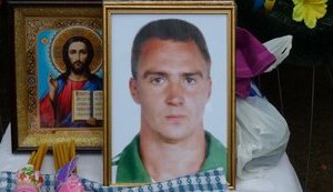 Із загиблим воїном 36-ї ОБрМП Олександром Швецем попрощалися на Кіровоградщині. ФОТО