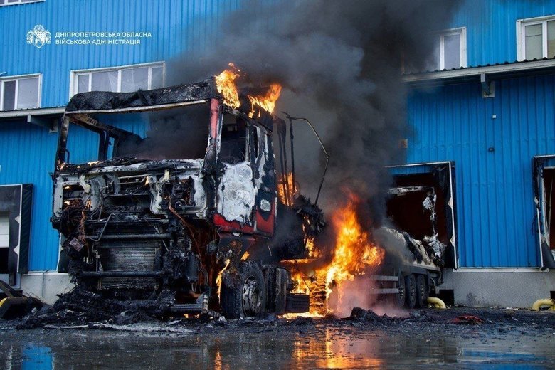 Дніпро після обстрілу