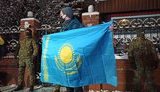 Возле посольства Казахстана в Киеве прошла акция против репрессий в отношении митингующих и интервенции ОДКБ. ВИДЕО+ФОТОрепортаж