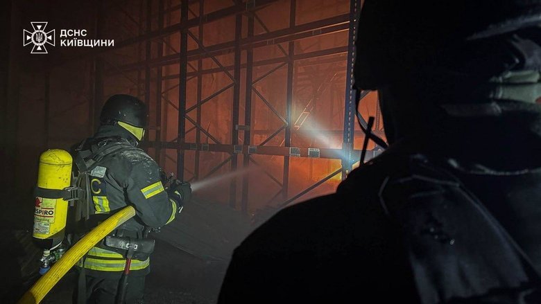 удар по складу рошен