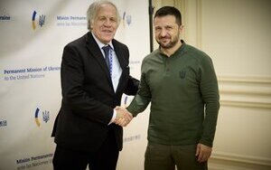Володимир Зеленський та генсек Організації американських держав Луїс Альмагро