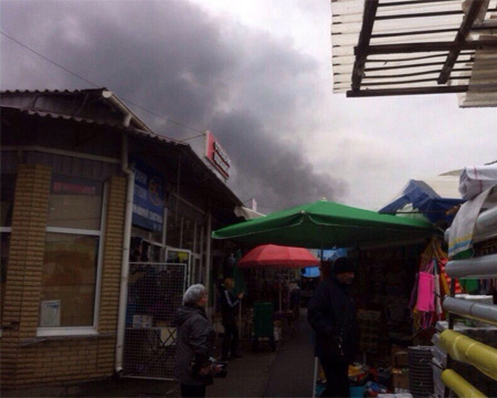 пожар харьков барабашово