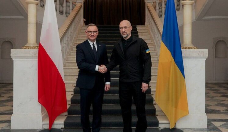 Шмыгаль обсудил с Дудой укрепление украинской ПВО и санкции против России