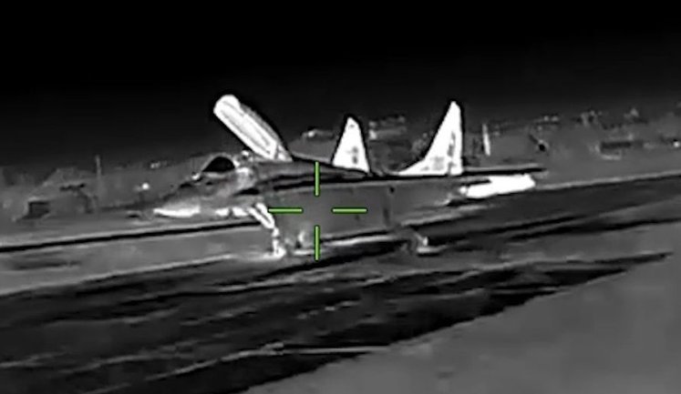 ГУР уничтожило российский истребитель МиГ-29 в оккупированном Крыму. ВИДЕО
