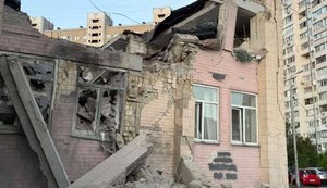 Five medical facilities were damaged and partially destroyed as result of Russian Federation’s strike on Kyiv, - Ministry of Health. PHOTOS