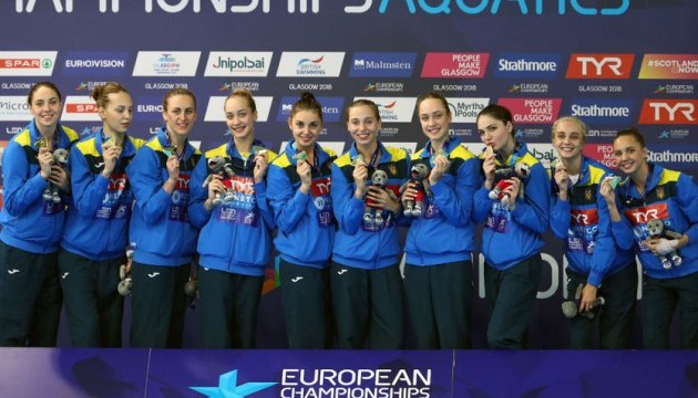 Украинские синхронистки завоевали золото чемпионата Европы 01