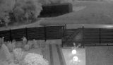 Moment a Russian Kh-101 cruise missile struck Polish territory. CCTV video
