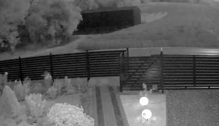 Moment a Russian Kh-101 cruise missile struck Polish territory. CCTV video