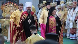 Варфоломій та Епіфаній проводять літургію у Софійському соборі. ВІДЕО+ФОТОрепортаж