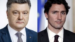 Порошенко и Трюдо скоординировали позиции накануне саммита G7