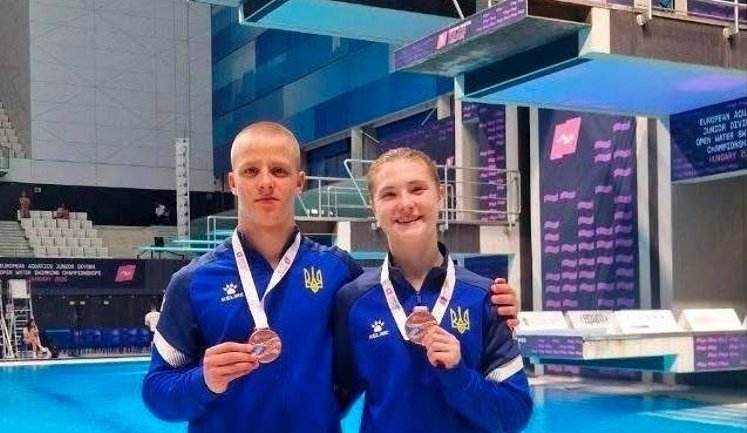 Атлети ЗСУ здобули дві бронзи на юніорському чемпіонаті Європи зі стрибків у воду