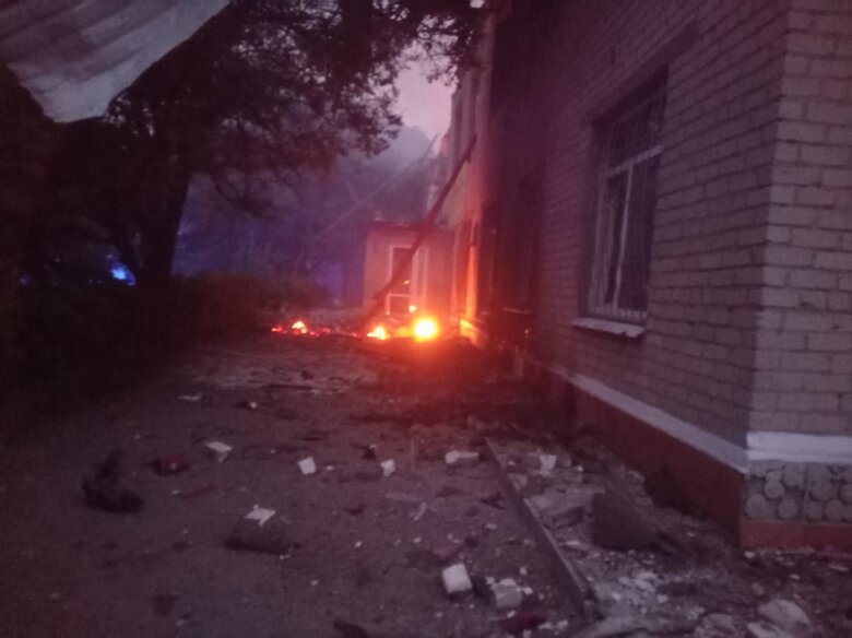 Donetsk region after shelling on 11 May