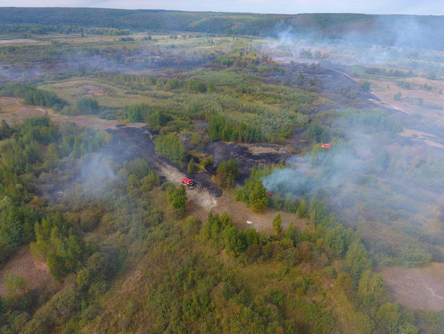 Рятувальники ліквідовують займання на торфполях на Черкащині. Оголошено надзвичайну ситуацію, - ДСНС 01