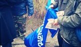 Во время чествования героев Холодного Яра "регионалов" силой заставили убрать свою символику. ФОТОрепортаж