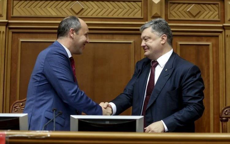 Парубий и Порошенко