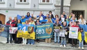 У Любляні провели акцію на підтримку українських полонених