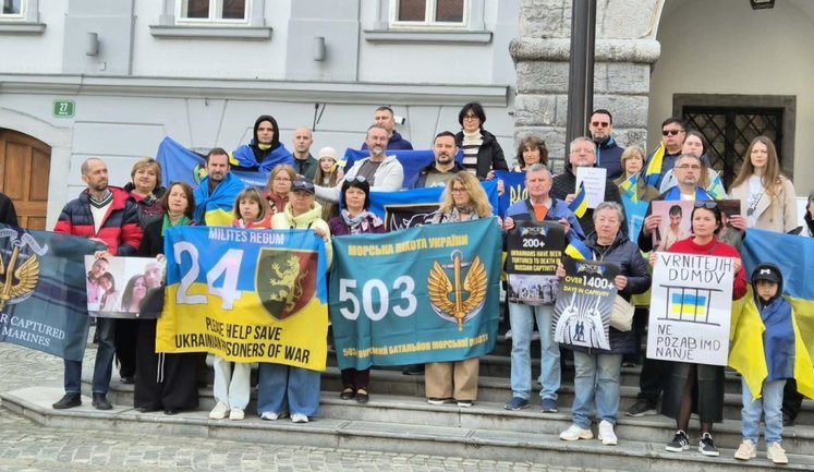 У Любляні провели акцію на підтримку українських полонених