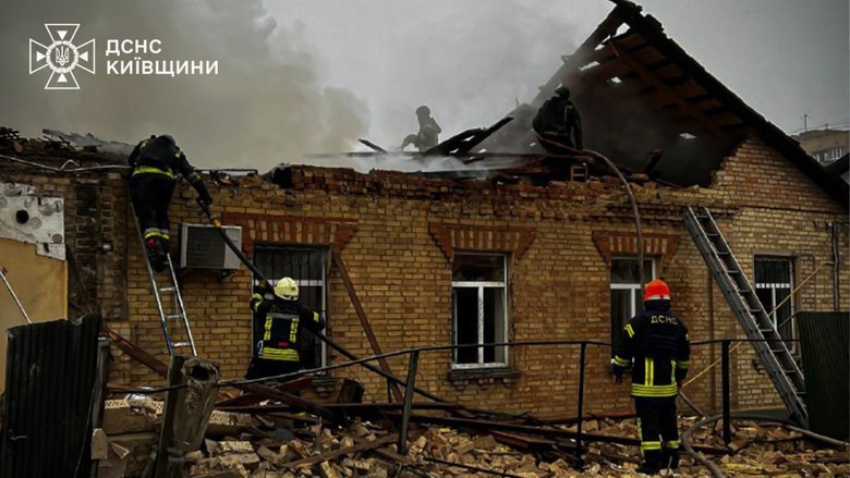 Киевская область после обстрела