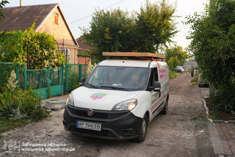 Запоріжжя після обстрілу