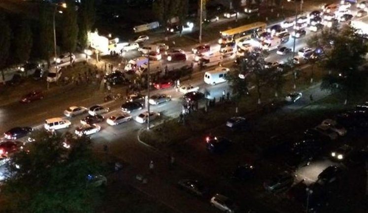 Dozen vehicles involved in terrible car accident in Kyiv. PHOTOS+VIDEO