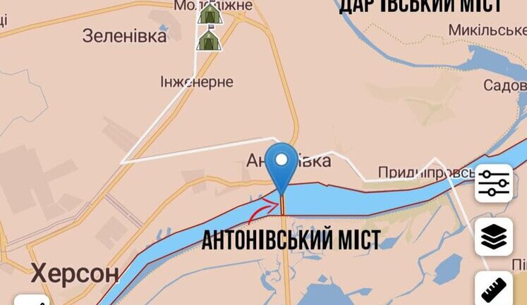 Armed Forces hit Daryiv bridge across Ingulets in Kherson region with surgical precision, - Khlan.VIDEO. INFOGRAPHICS
