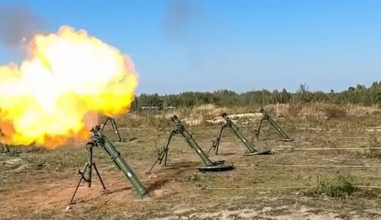 Ukrainian Armour tested new batch of 120mm mortars for Armed Forces of Ukraine. VIDEO&PHOTOS