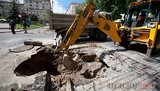 Подготовка к ЕВРО-2012 завершена: в центре Киева провалился асфальт. ФОТОрепортаж
