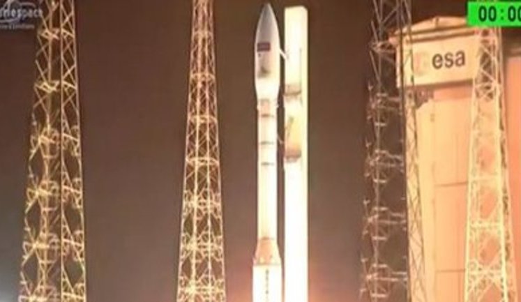 Vega carrier with Ukrainian missile engine successfully launched off French Guiana. VIDEO