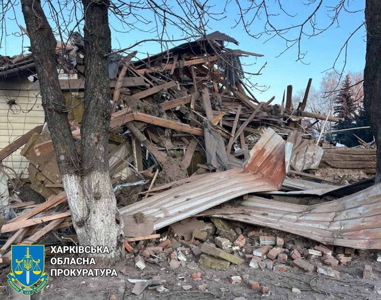 Russian Federation strikes Zolochiv with a KAB on 18 February 2025