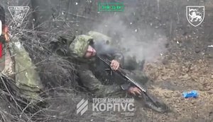 Поранений окупант вистрелив собі в голову після влучання дрона 60-ї ОМБр. ВIДЕО