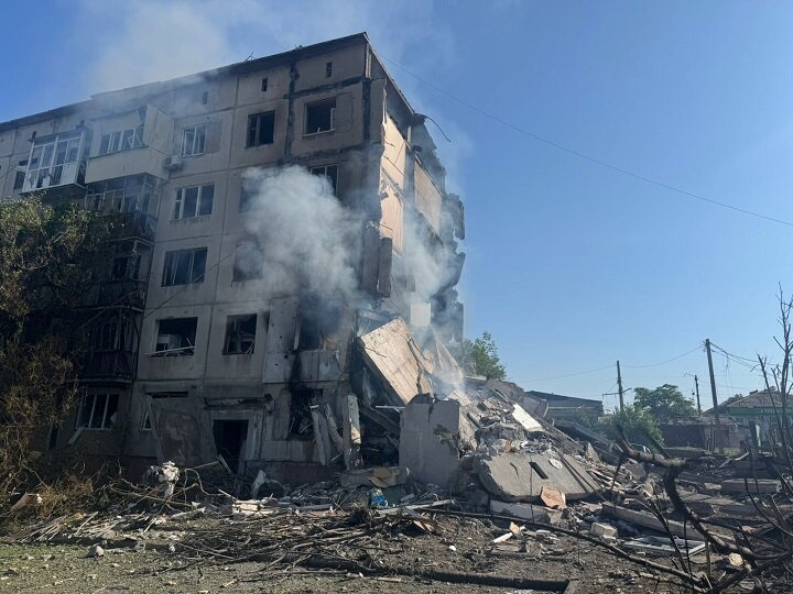 Удар по Константиновке