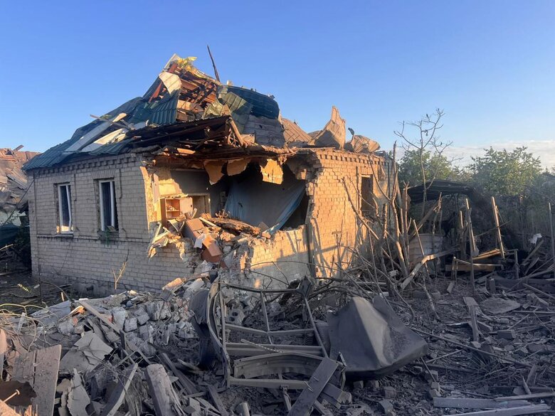 последствия обстрелов Донецкой области