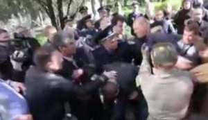 Глава "Союза левых сил" Василий Волга поехал в тур по Украине. ВИДЕО избиения в Запорожье