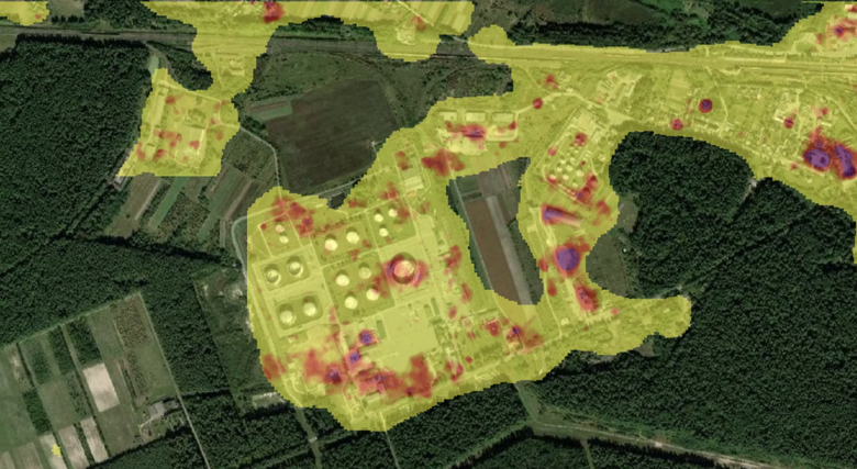 Спутниковые фото подтверждают повреждения нефтепровода 