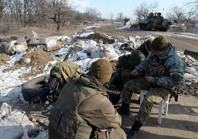 донбасс разруха град боевики дебальцево дап