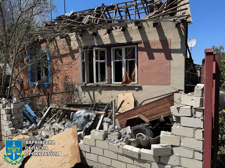 Russian attack on Zlatopil on July 14
