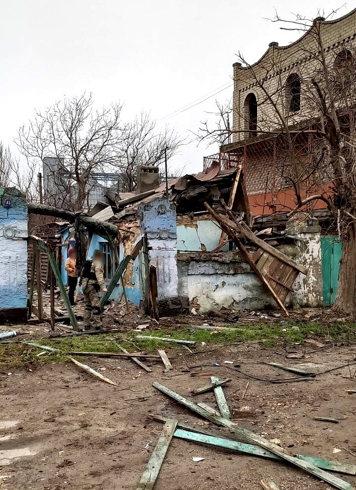 Последствия вражеских обстрелов Херсонской области 01