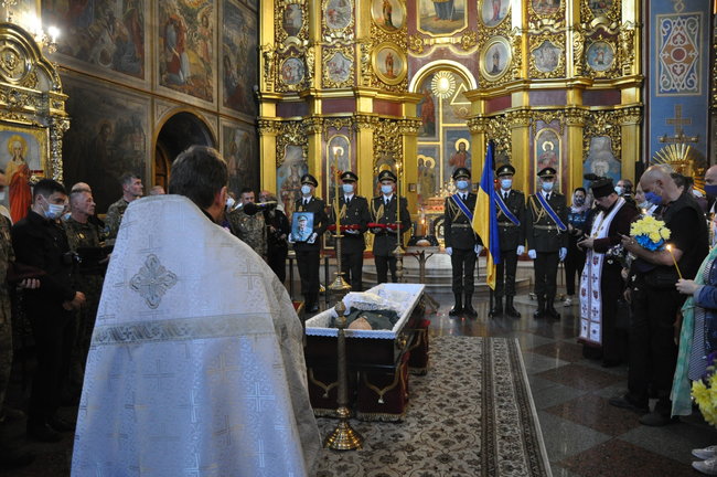 С умершим ветераном ОУН-УПА и дивизии Галичина Орестом Васкулом простились в Киеве 08