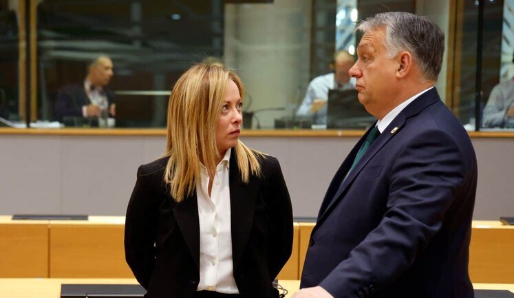 Мелоні стала на бік Орбана у конфлікті з Україною, - Politico