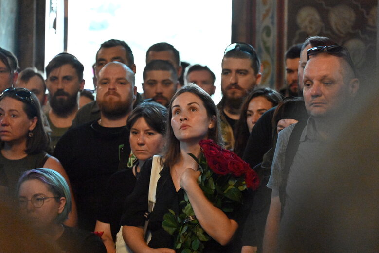 Із загиблим сержантом 68-ї ОЄБр Антоном Усовським попрощалися у Михайлівському Соборі 31