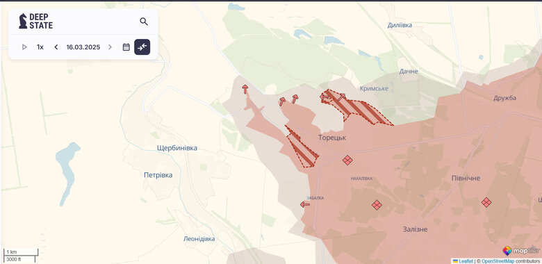 Просування росіян біля Торецька qqeiqxqiqxxiqtkhab