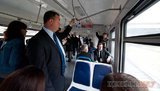 В Киеве открылась кольцевая электричка: Азаров, Попов и Колесников 50 минут катались по кругу. ФОТОрепортаж