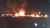 Атака дронів на Кубані: у Краснодарському краї горить нафтопереробний завод