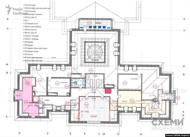 Медведчук попри заблоковані рахунки відремонтував палац під Києвом, - Схеми 04