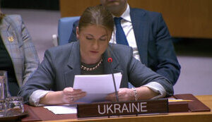 Acting Permanent Representative of Ukraine to UN Khrystyna Haiovyshyn