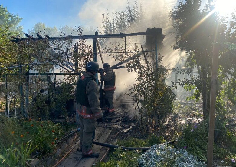 Shelling of the Nikopol region on 19 August