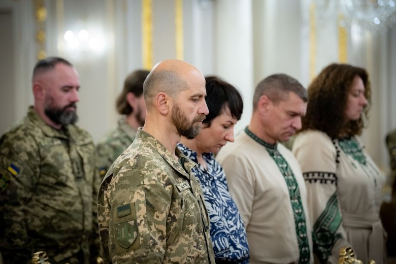 Награждение защитников