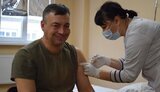 У Сухопутних військах почався перший етап вакцинації військовослужбовців. ФОТОрепортаж