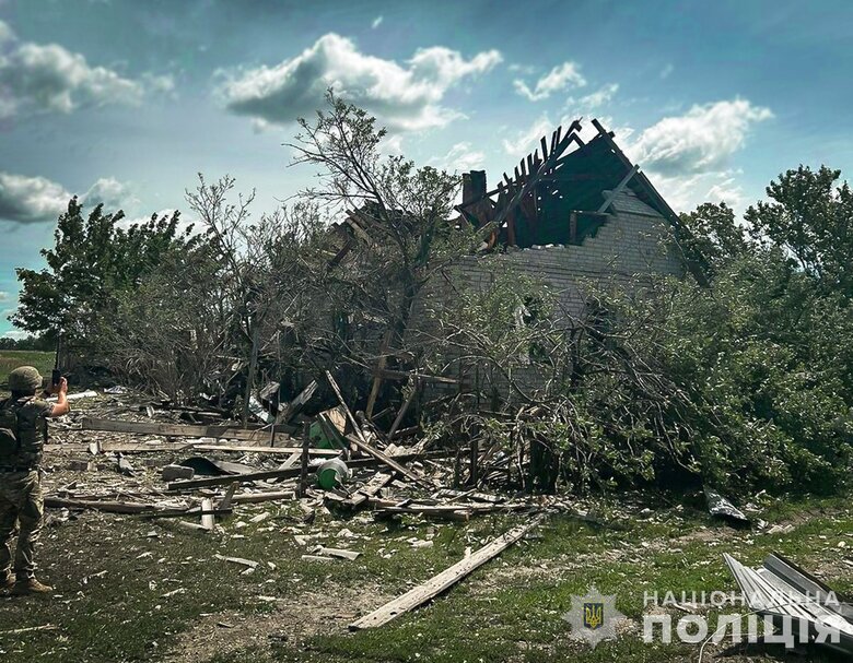 Наслідки обстрілів Запорізької області