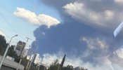 Горить промзона в Уфі